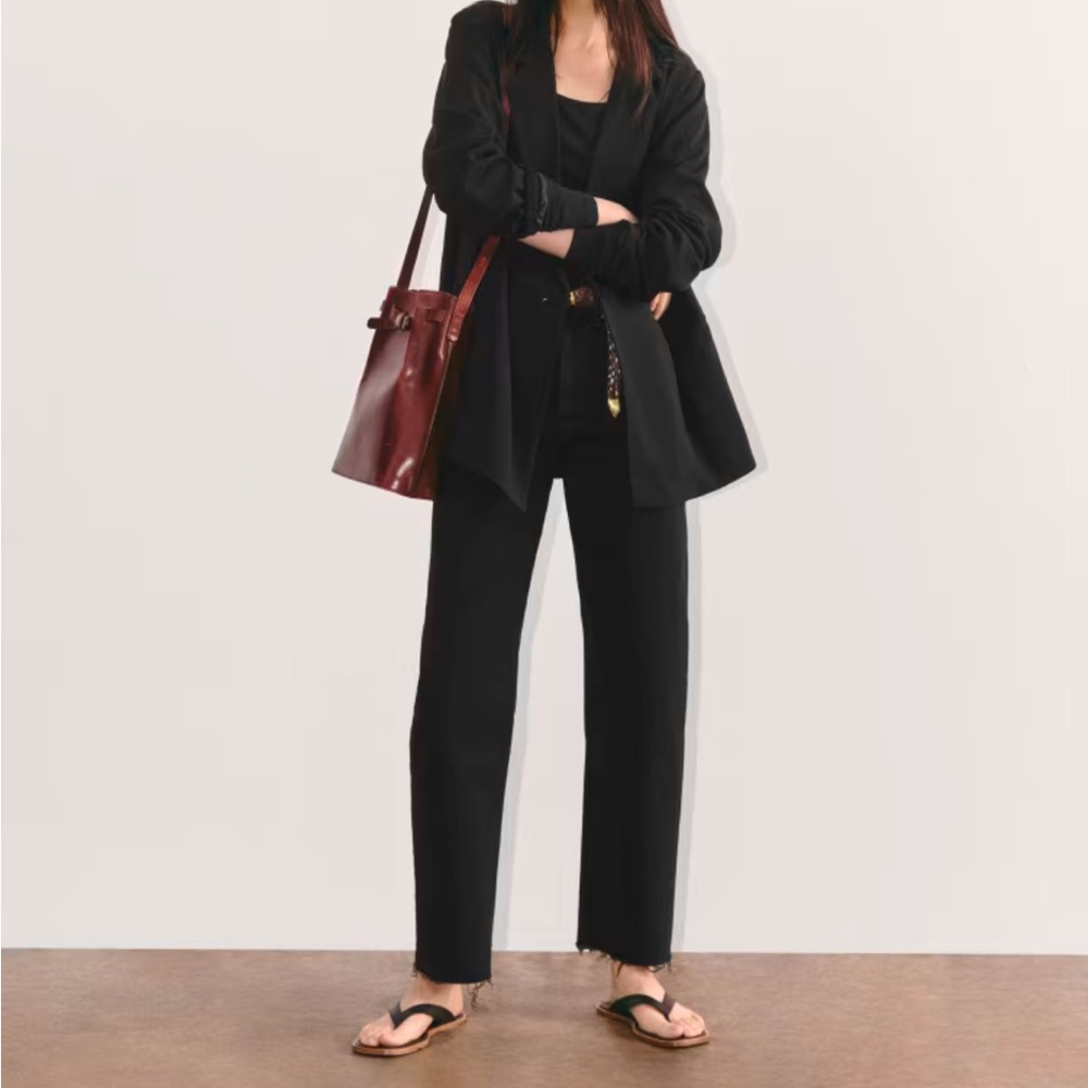 Everlane way high black Jean